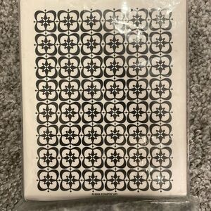 Stampin’ Up | Large Rubber Stamp | Linograph 2005 | New